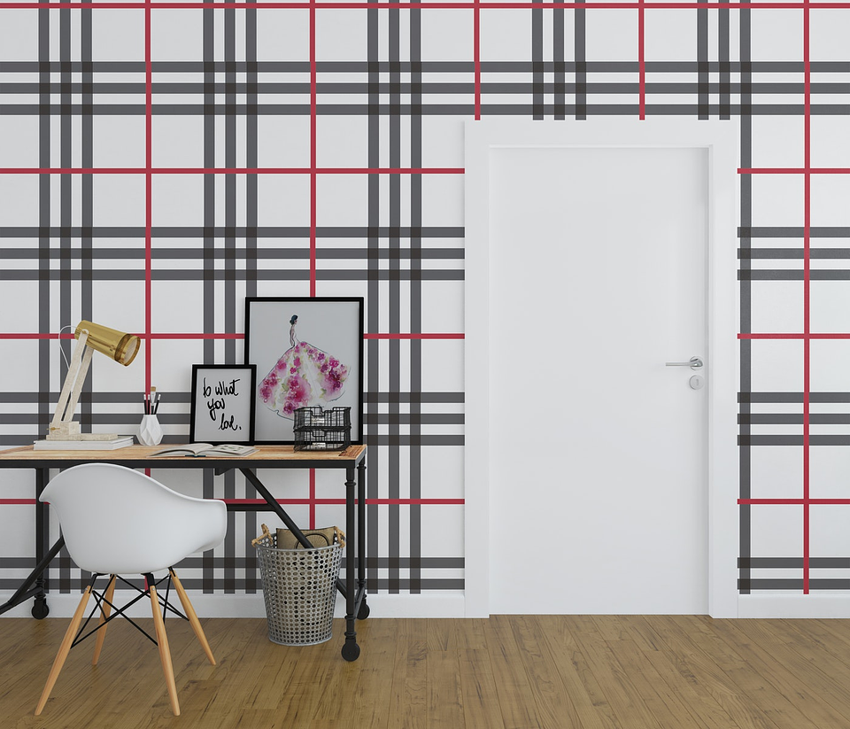 Papel Mural / Burberry 4