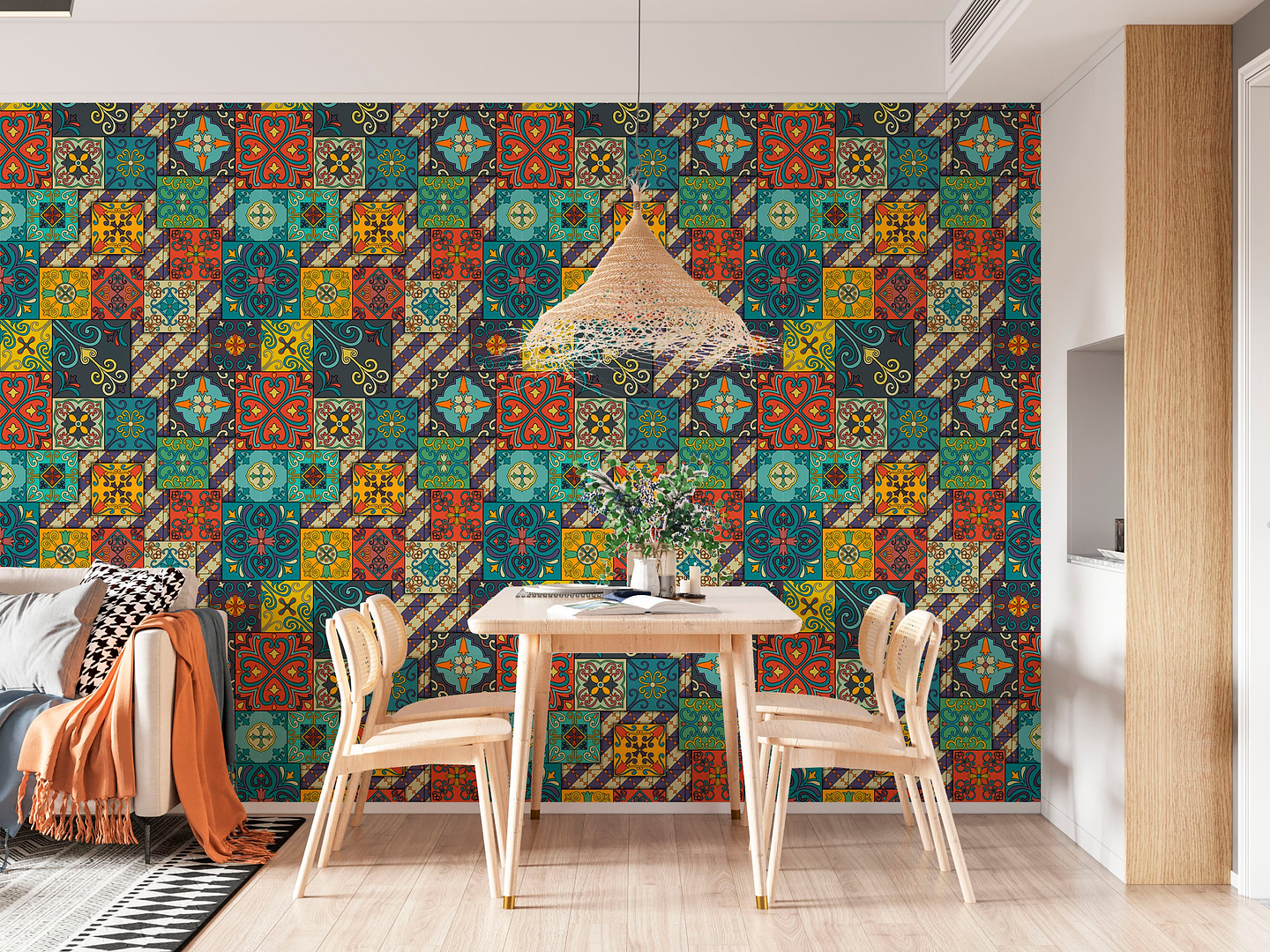 Papel Mural / Color Tiles 1