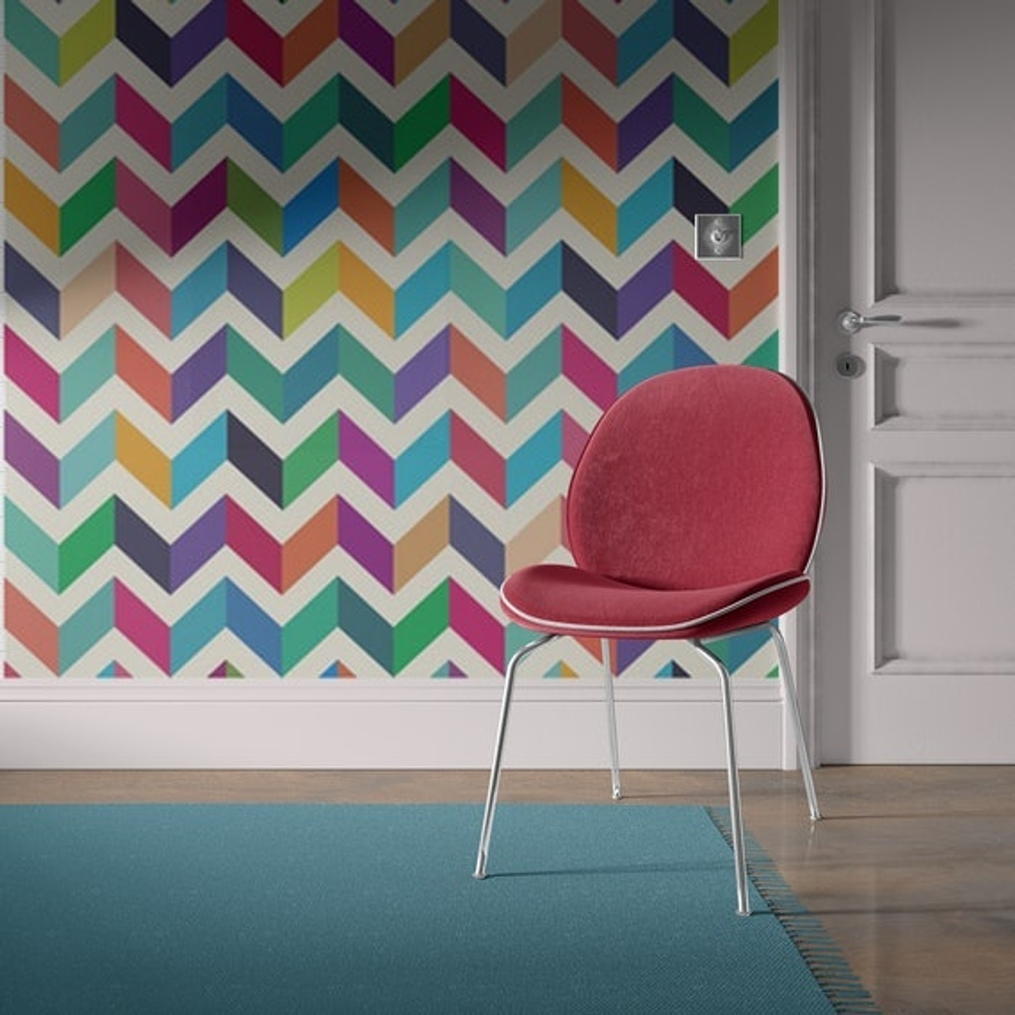 Papel Mural / Candy Zig-Zag 3