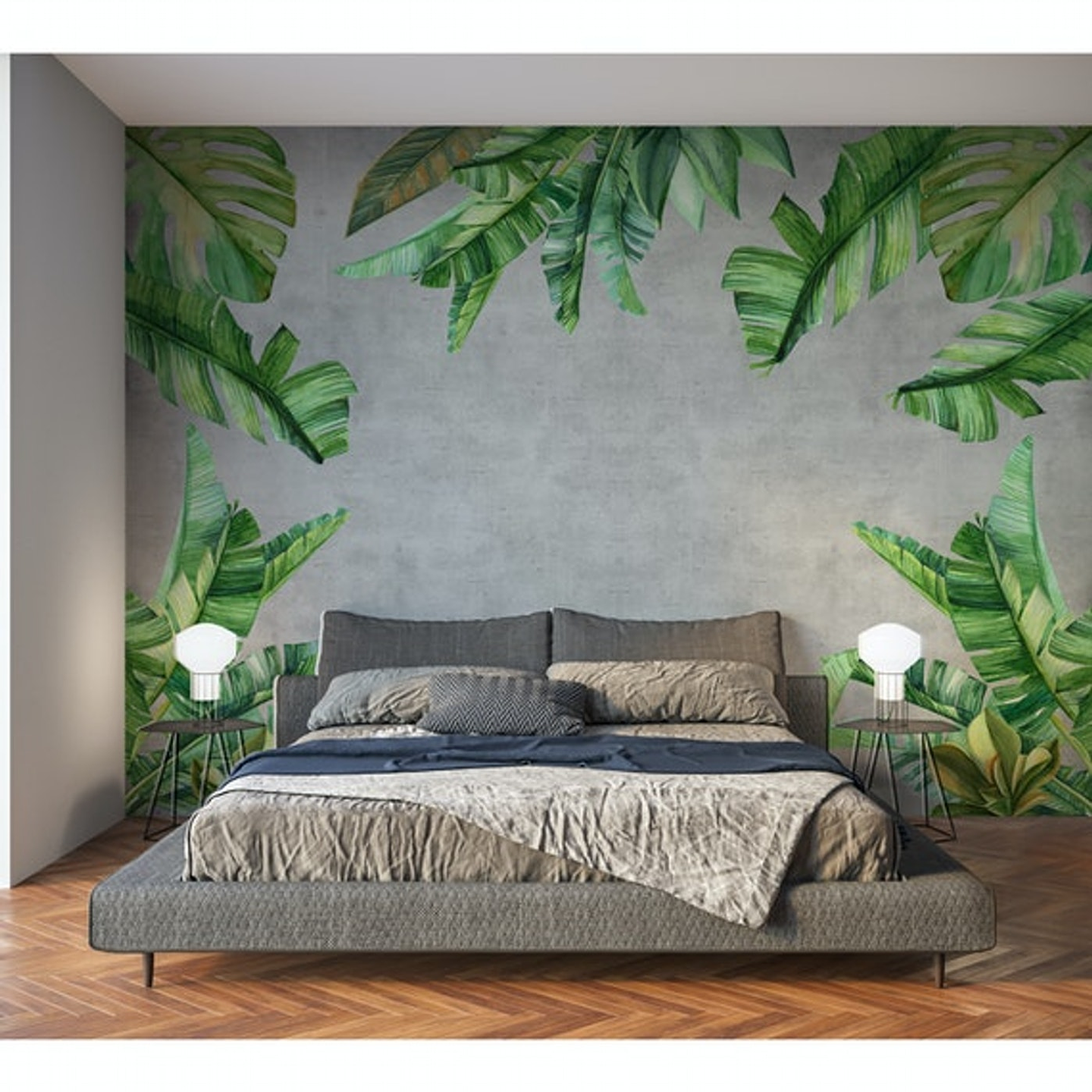 Papel Mural / Tropical Leaves 2