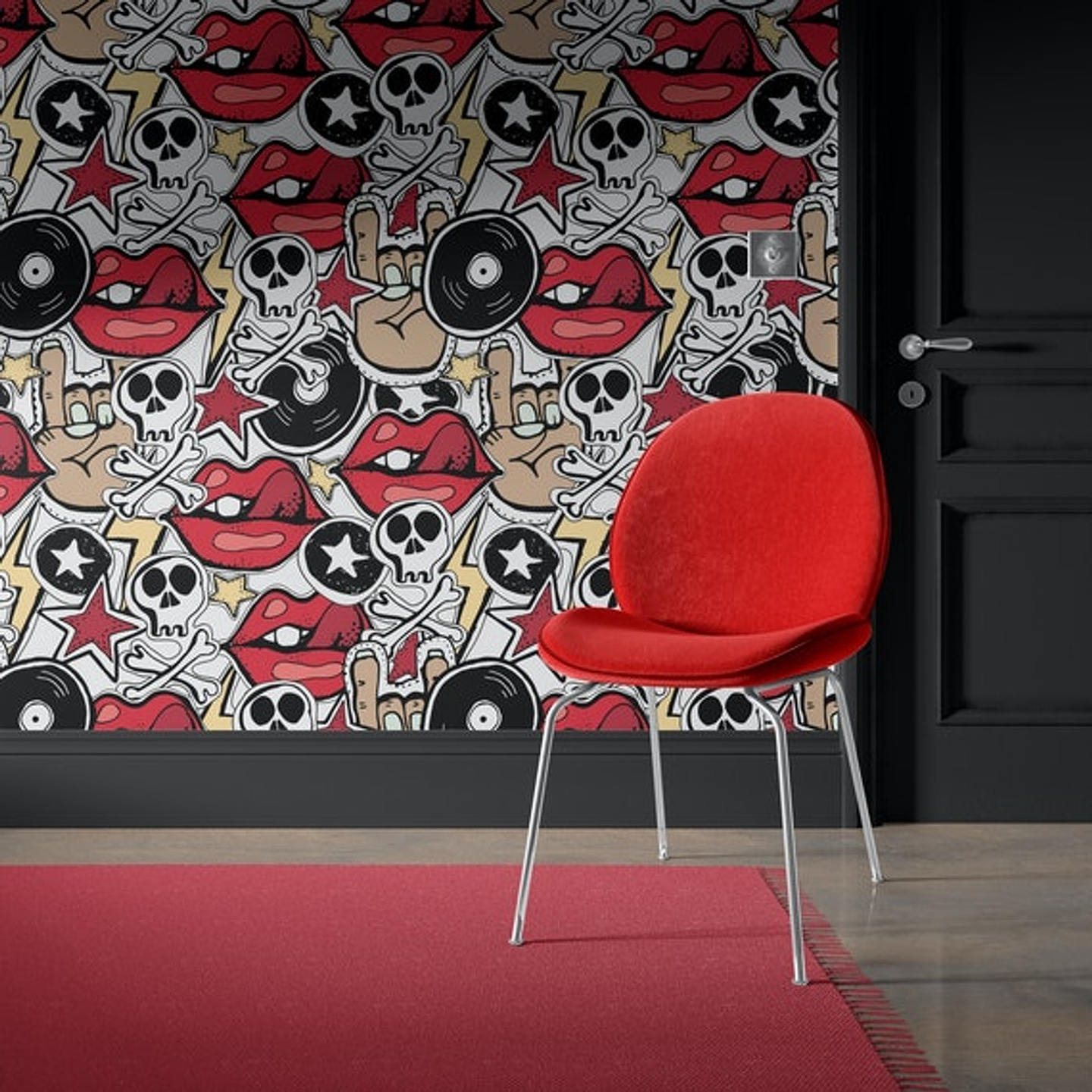 Papel Mural / Skull Pop 2