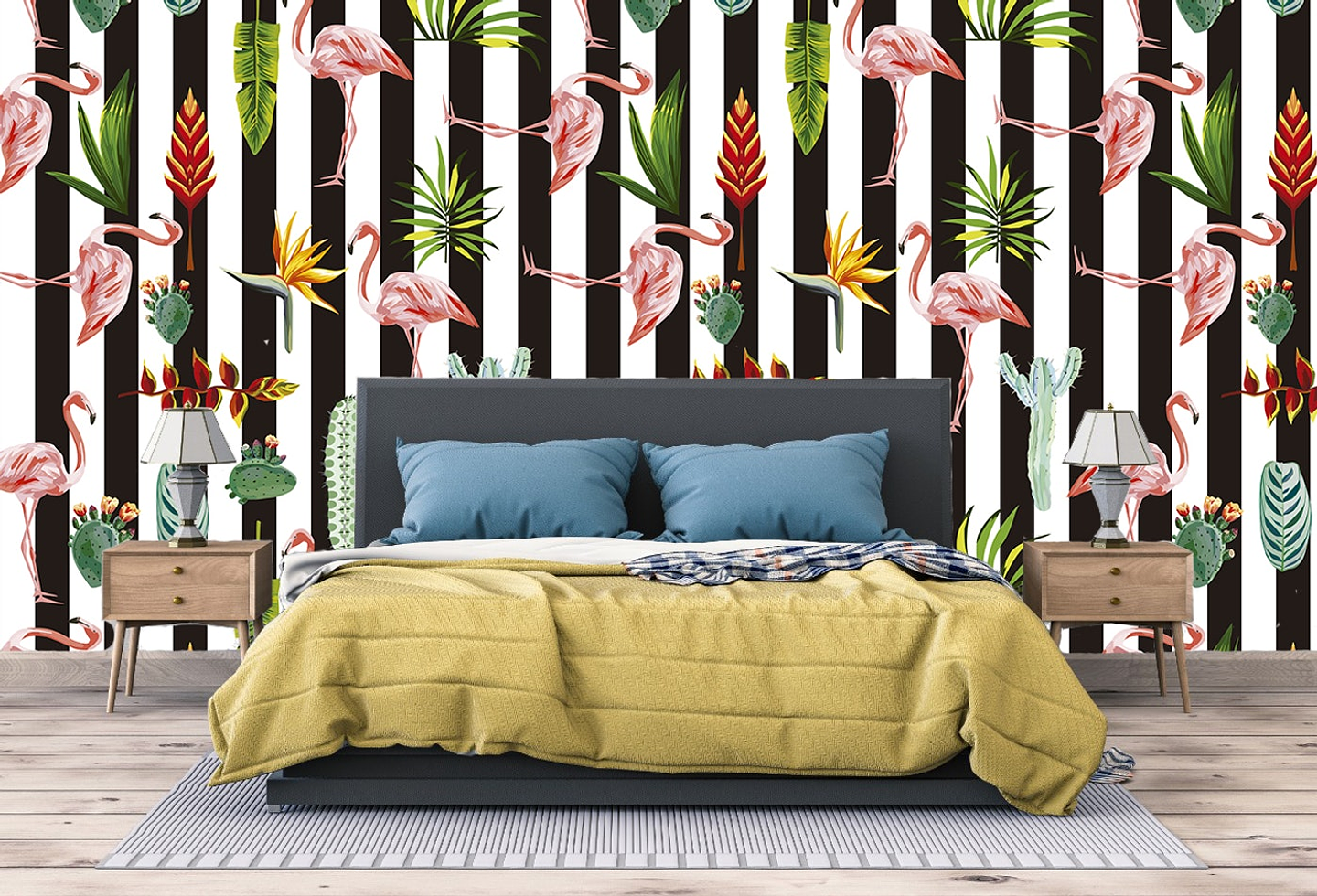 Papel Mural / Tropical Stripes 2