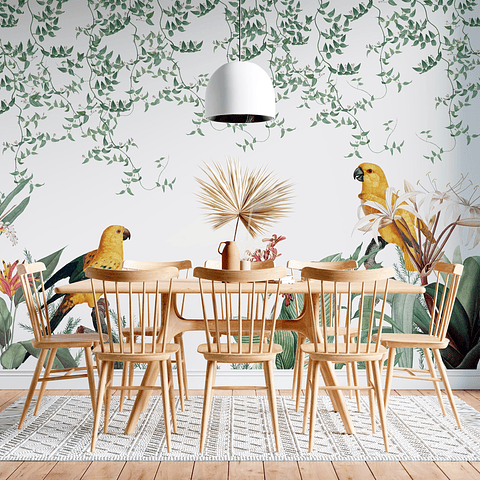 Papel Mural / Vintage Tropical