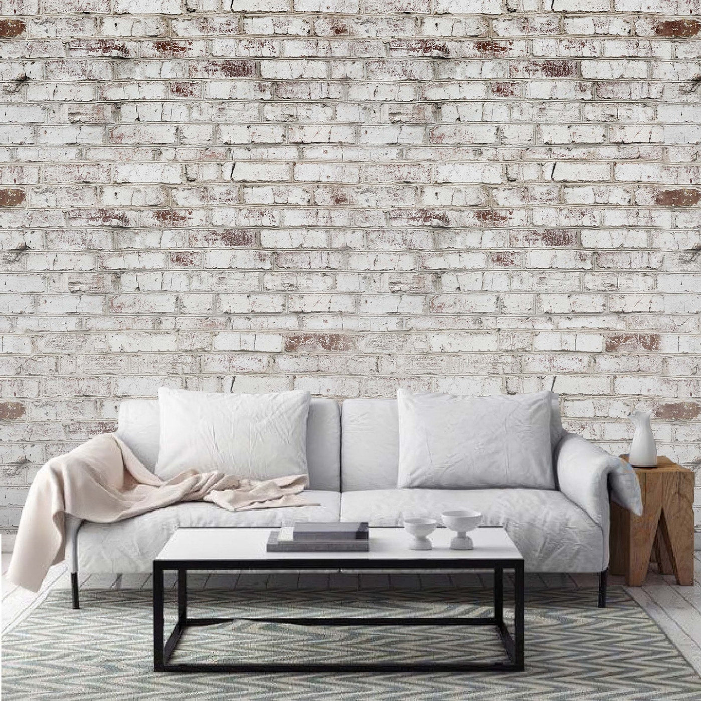 Papel Mural / Retro Bricks 1