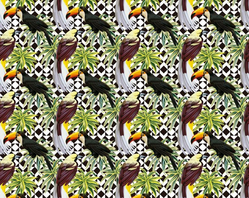 Papel Mural / Tucan & Tiles 2