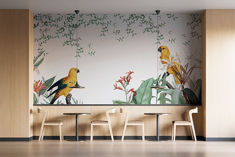 Papel Mural / Vintage Tropical
