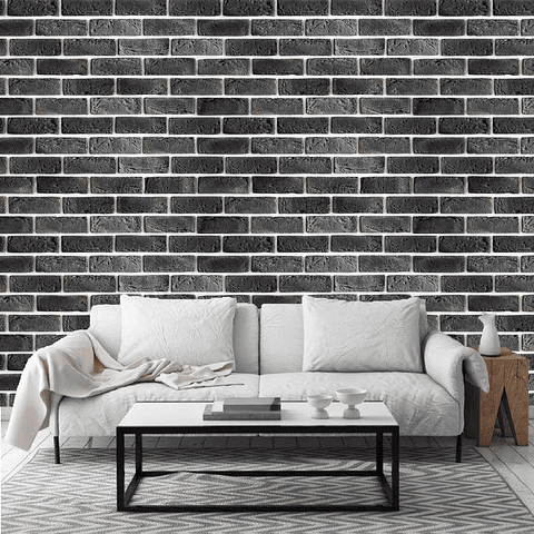 Papel Mural / Black Bricks