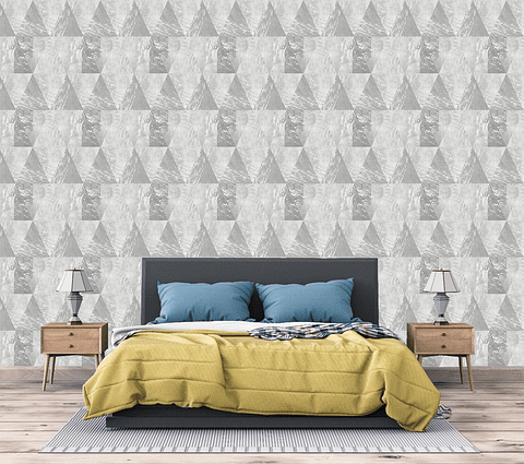 Papel Mural / Grey Triangles