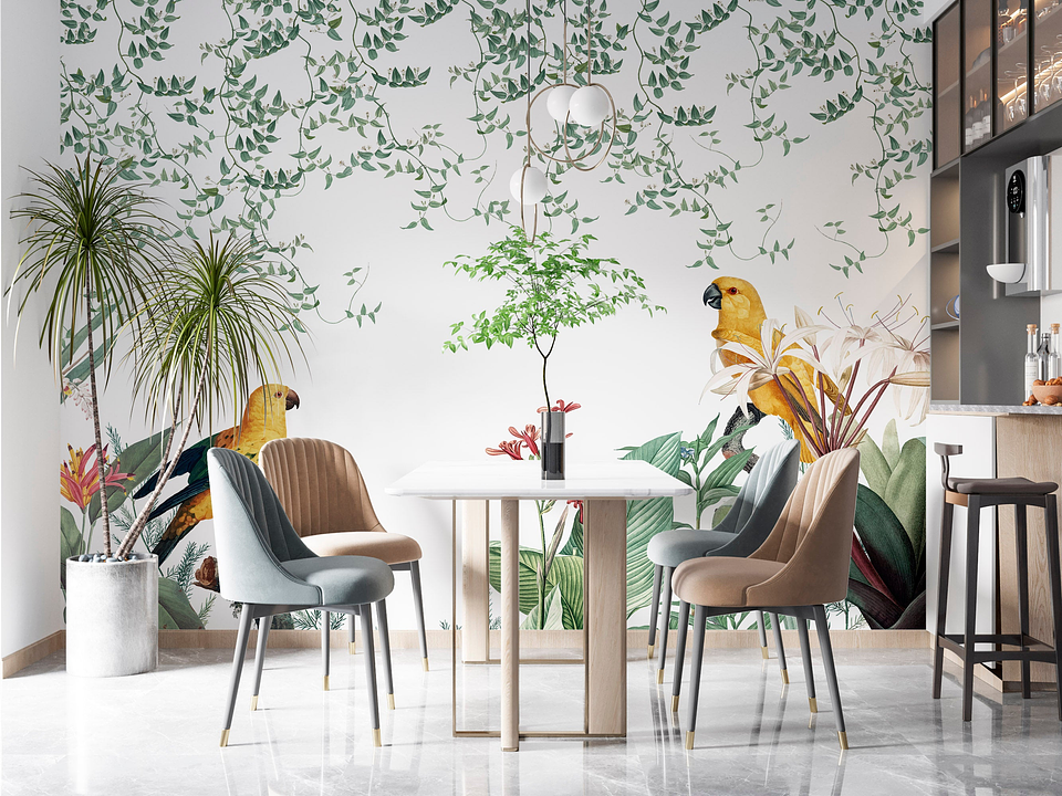 Papel Mural / Vintage Tropical 3