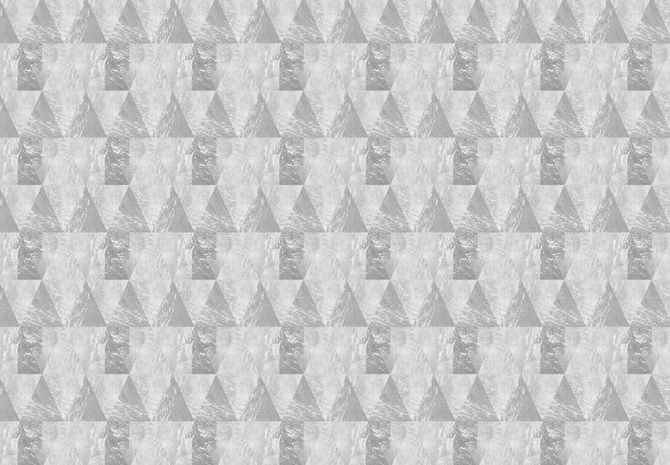 Papel Mural / Grey Triangles 3