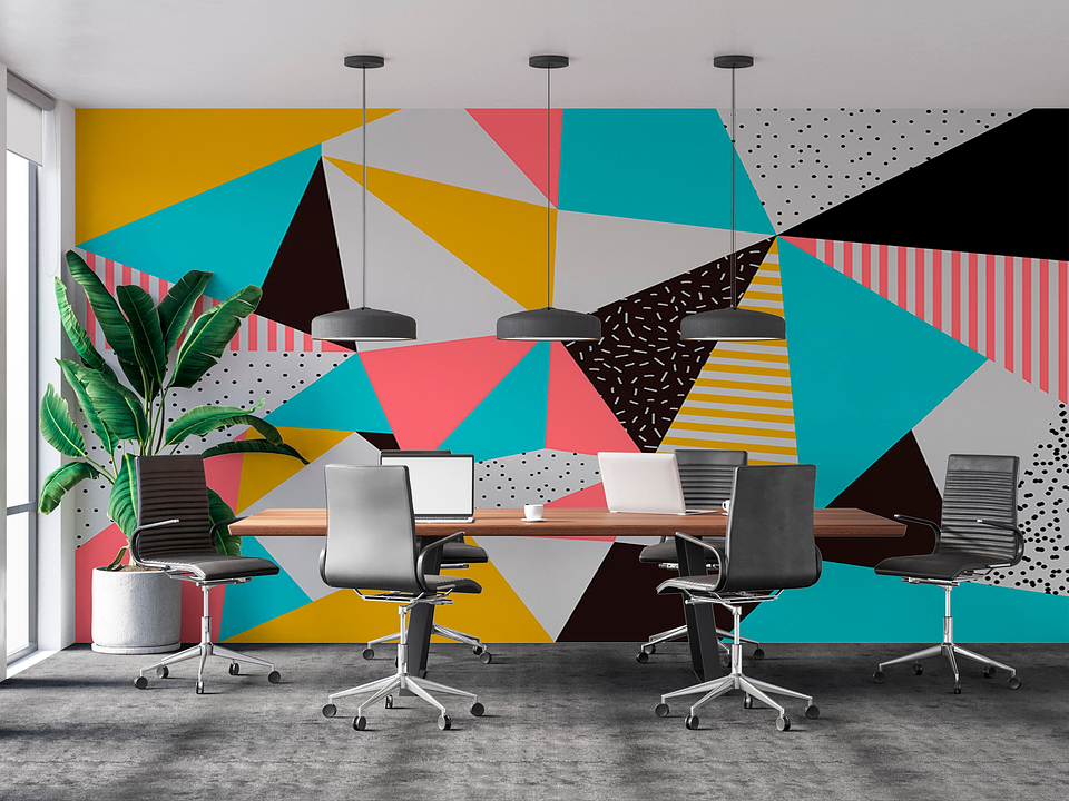 Papel Mural / Geometric Wall 1