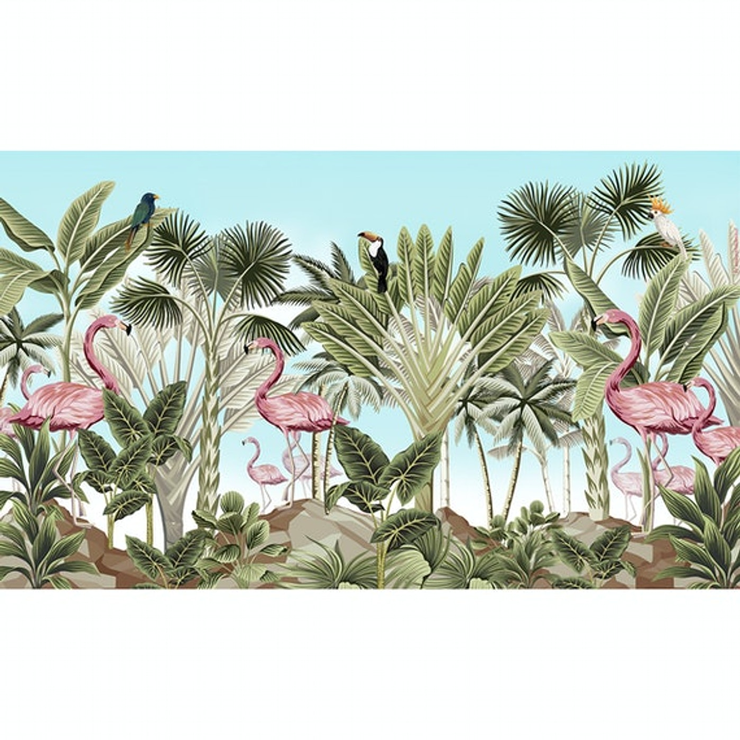 Papel Mural / Tropical Jungle 4