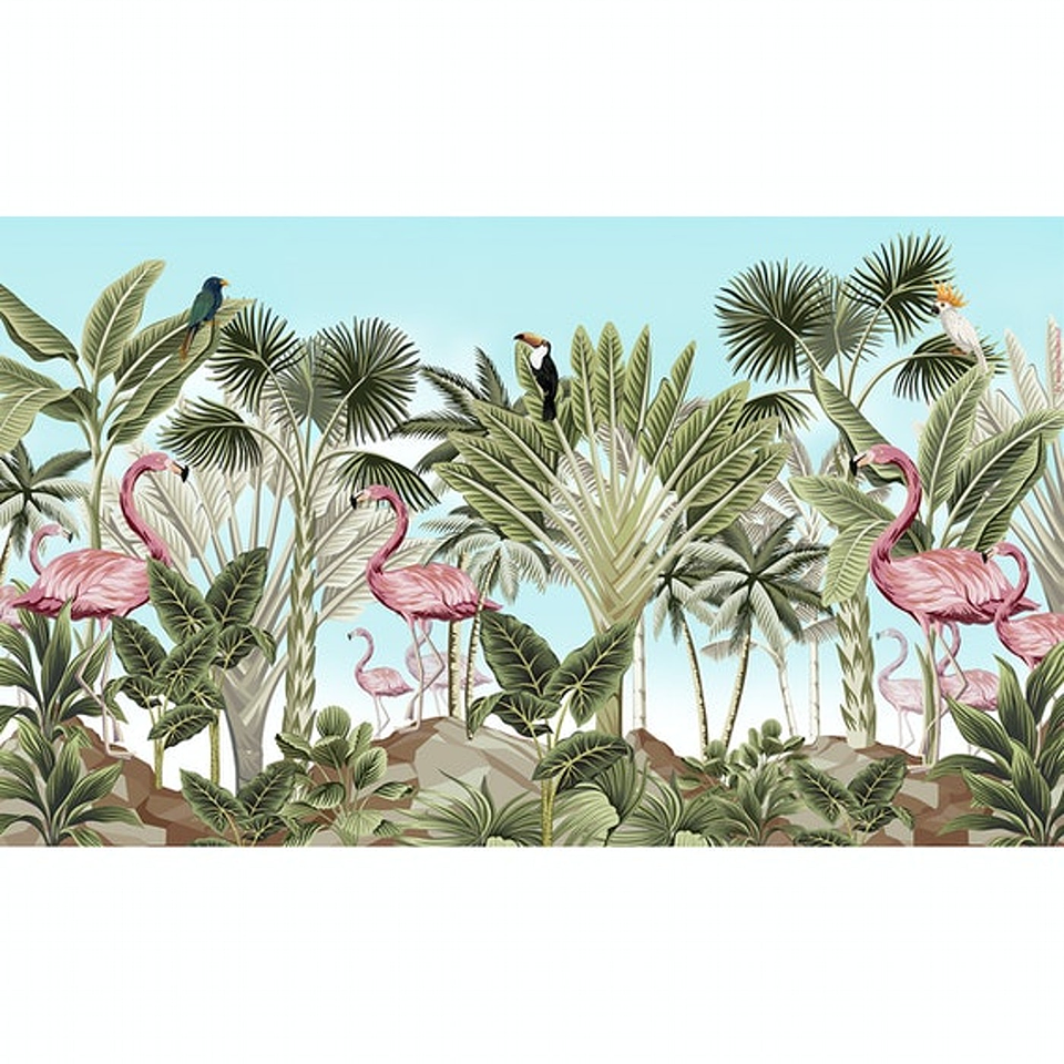 Papel Mural / Tropical Jungle 4