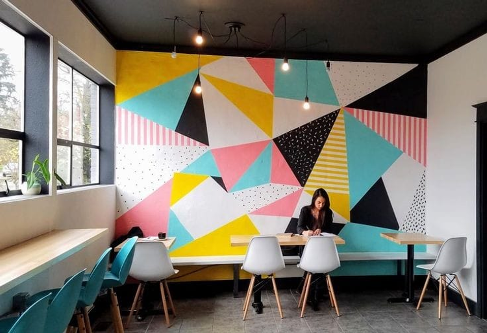 Papel Mural / Geometric Wall 3
