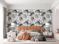 Papel Mural / Monkey Grey Leaves - Miniatura 2