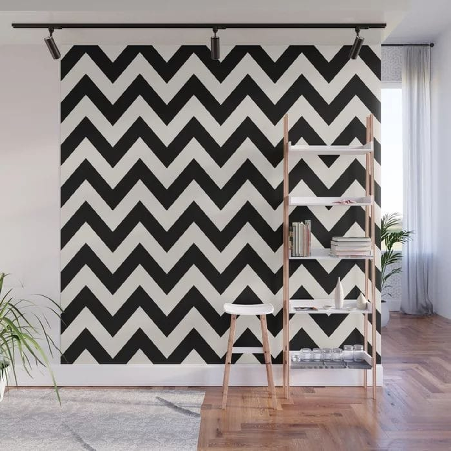 Papel Mural / Zig-Zag B&W 4