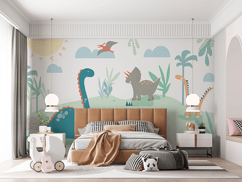 Papel Mural / Dinoland