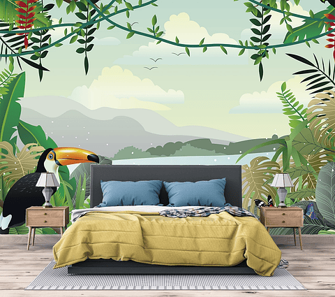 Papel Mural / Jungle Landscape