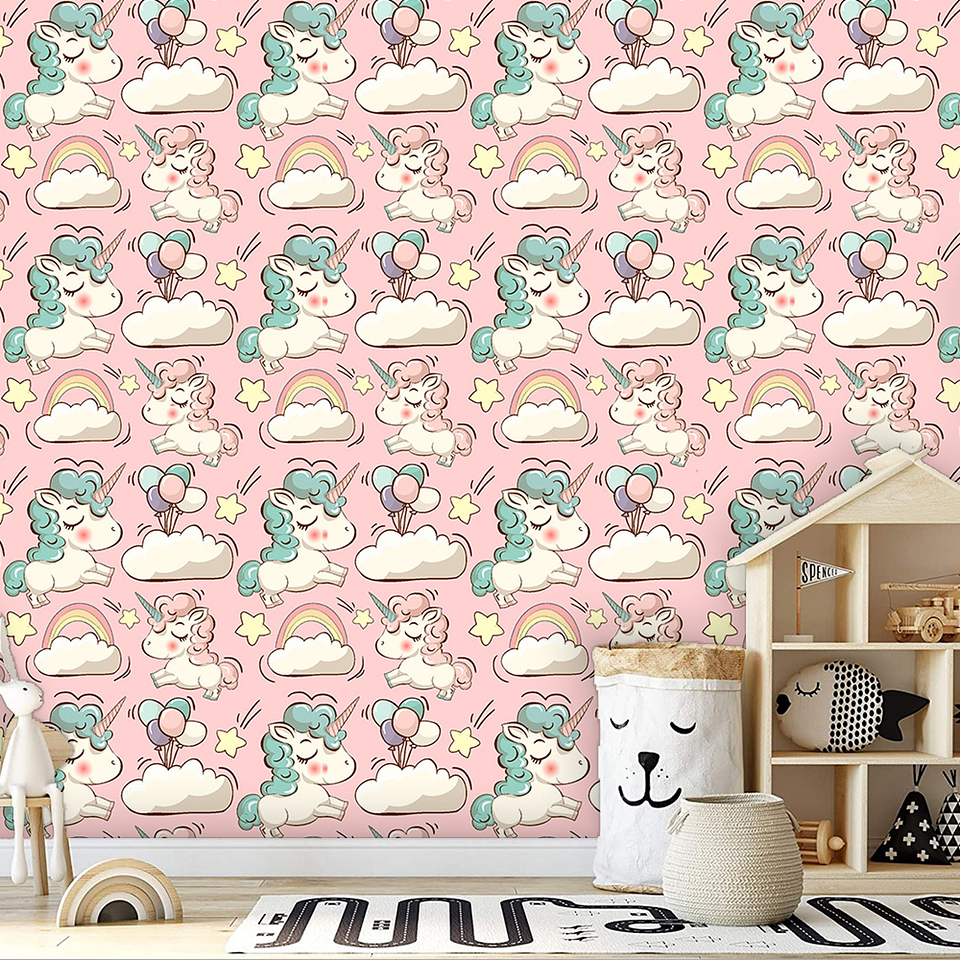 Papel Mural / Unicornios 1
