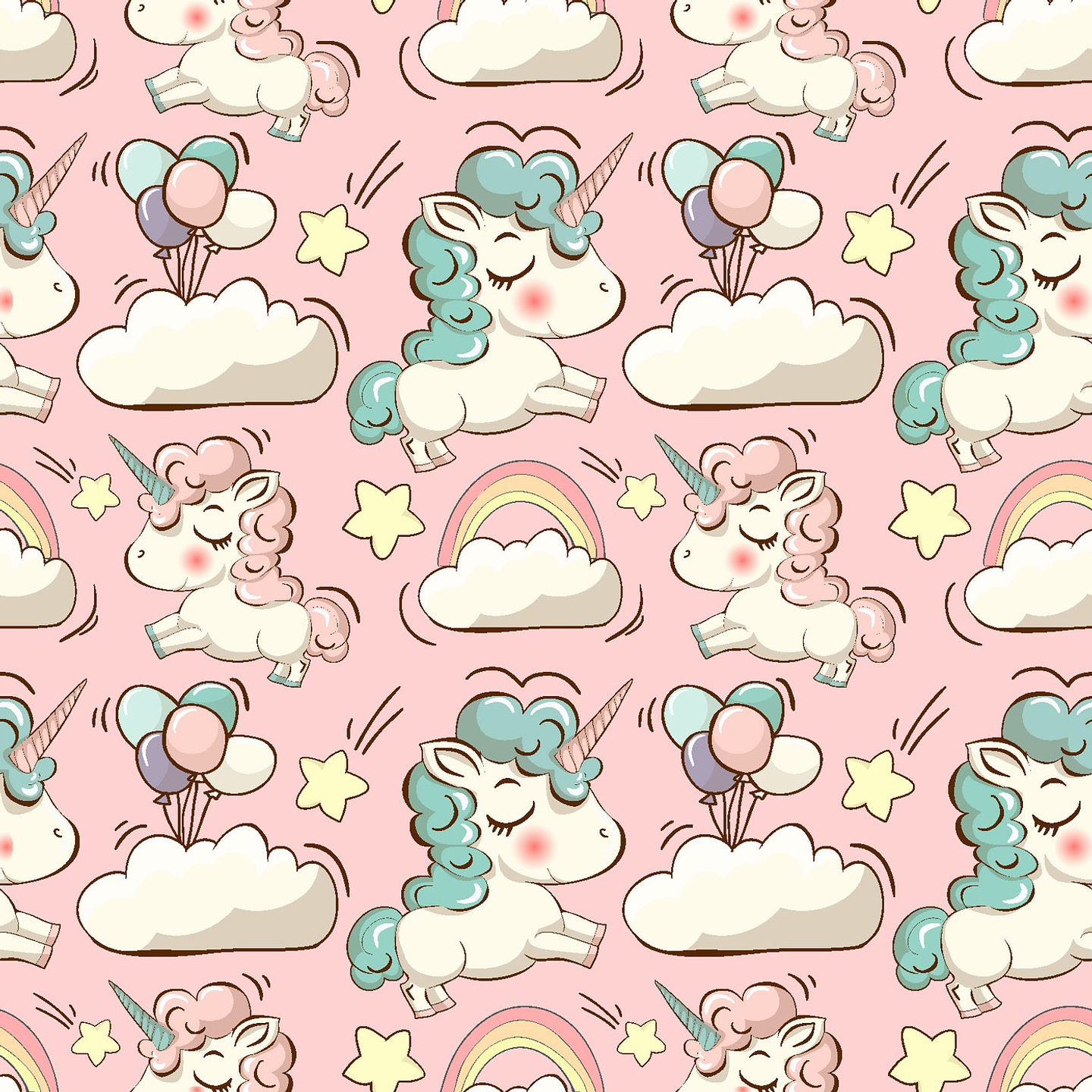 Papel Mural / Unicornios 2