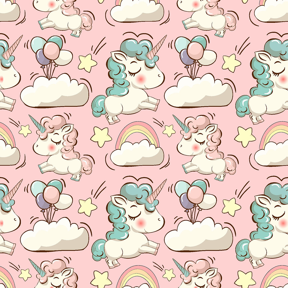 Papel Mural / Unicornios 2