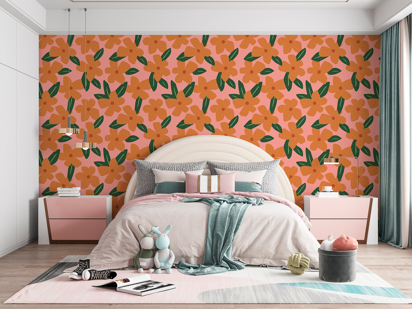 Papel Mural / Floral Spring 1