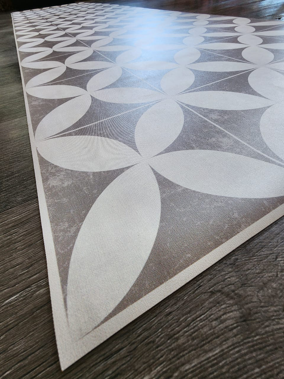 Alfombra Vinílica / Retro Tile Beige 3