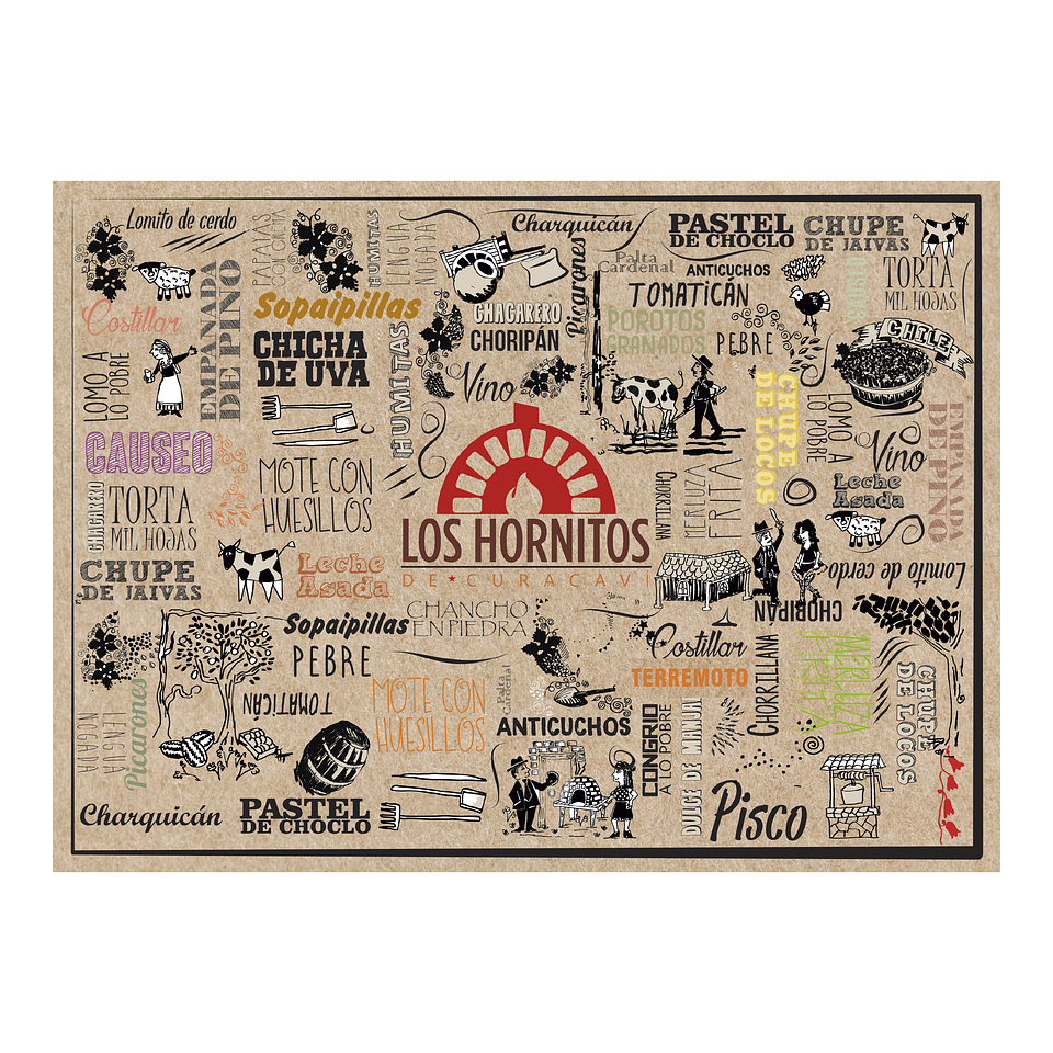 Individuales Personalizados / Los Hornitos 1