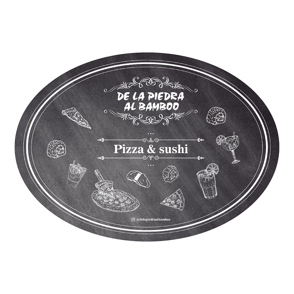 Individuales Personalizados / Piedra al Bamboo 1