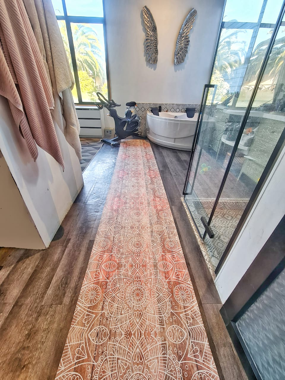 Alfombra Vinílica / Madera Boho 1