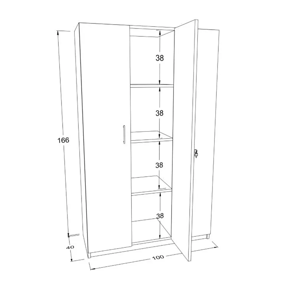 Gabinete 2 Puertas Alto (Da) 4