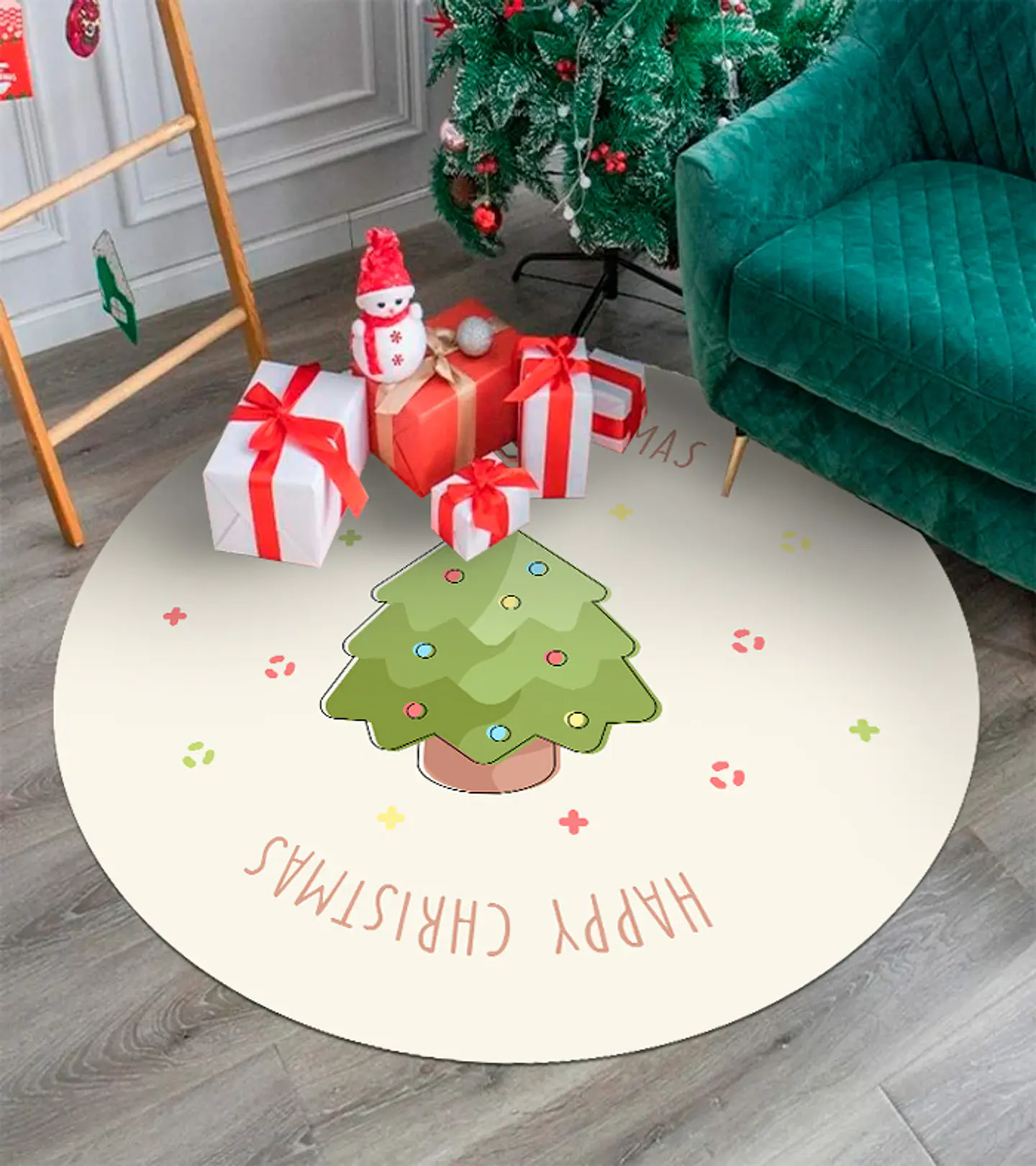 Alfombra Vinílica / Happy Christmas 1