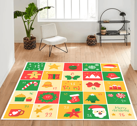 Alfombra Vinílica / Calendario Adviento