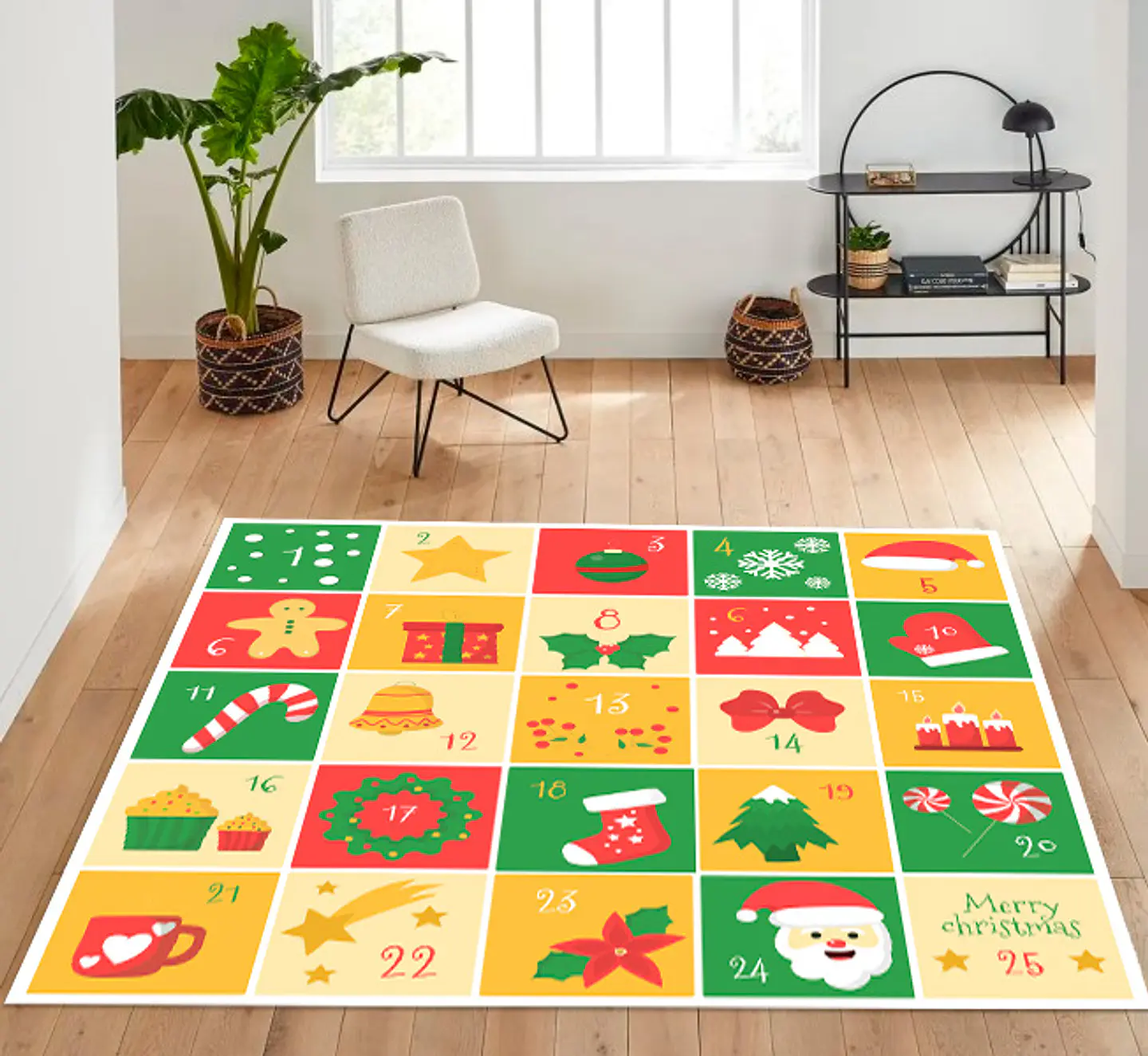 Alfombra Vinílica / Calendario Adviento 1