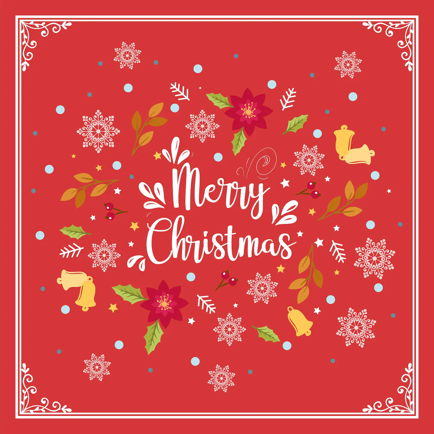 Alfombra Vinílica / Merry Christmas 1