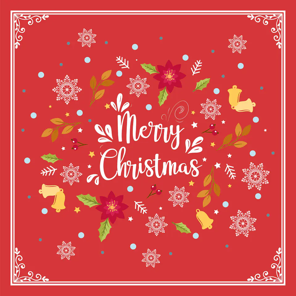 Alfombra Vinílica / Merry Christmas 1