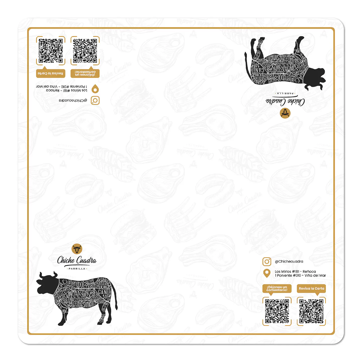 Individuales Personalizados / Chiche Cuadra 3