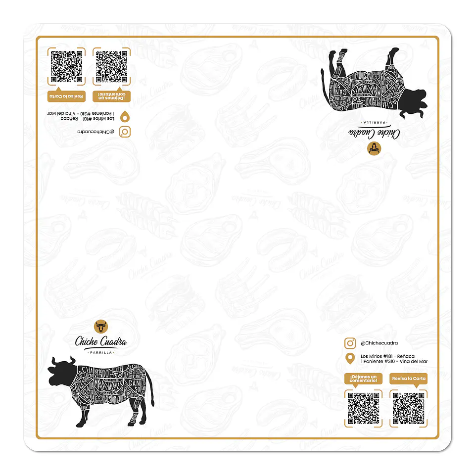 Individuales Personalizados / Chiche Cuadra 3