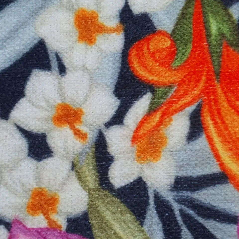 Alfombra Telar / Flower Zig Zag 3