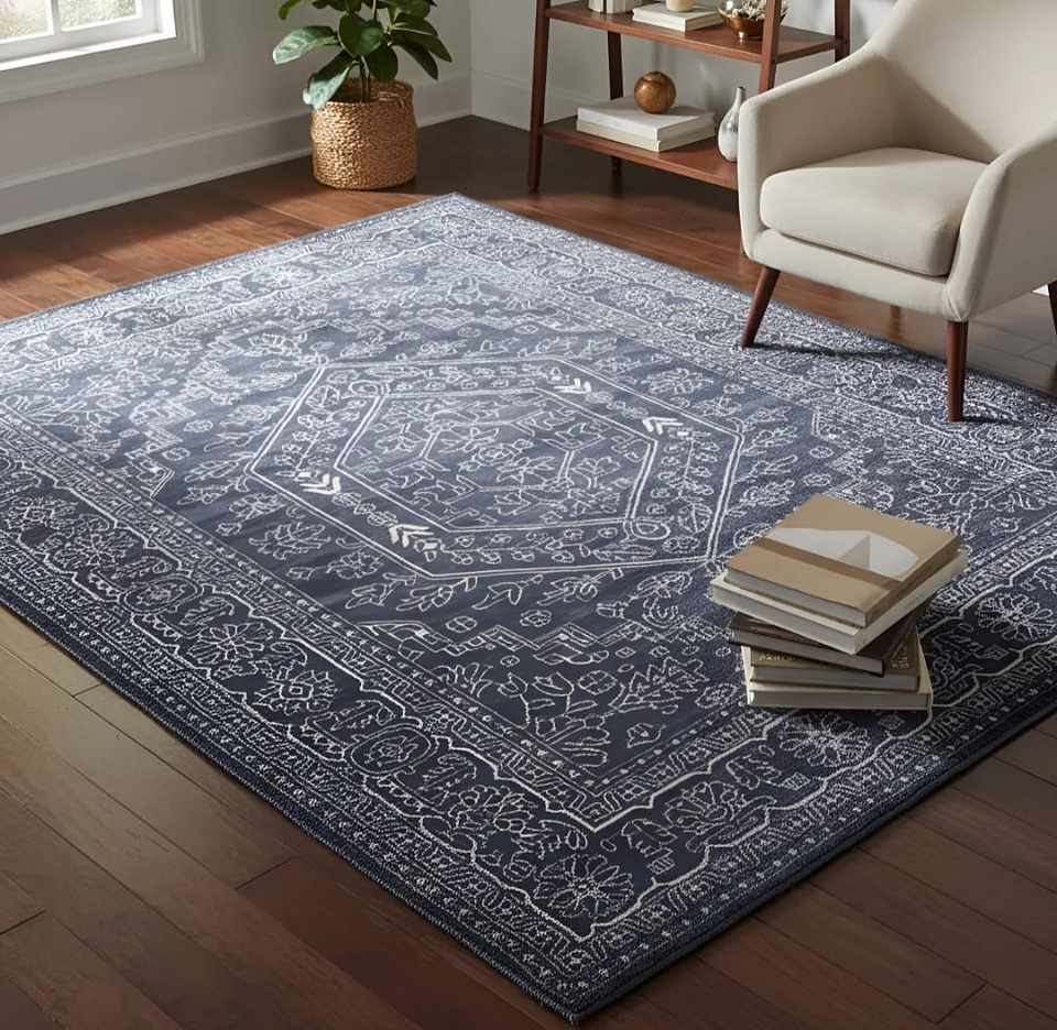 Alfombra Turca Vintage Blue XL / 420x300 5
