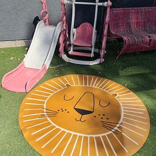 Alfombra Vinílica / Baby Tiger 140x140