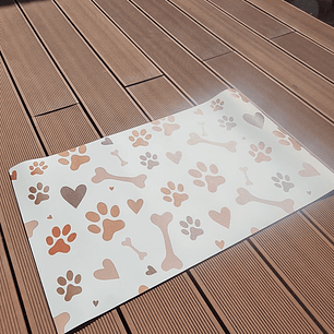 Alfombra Vinílica Pets / Brown Paws