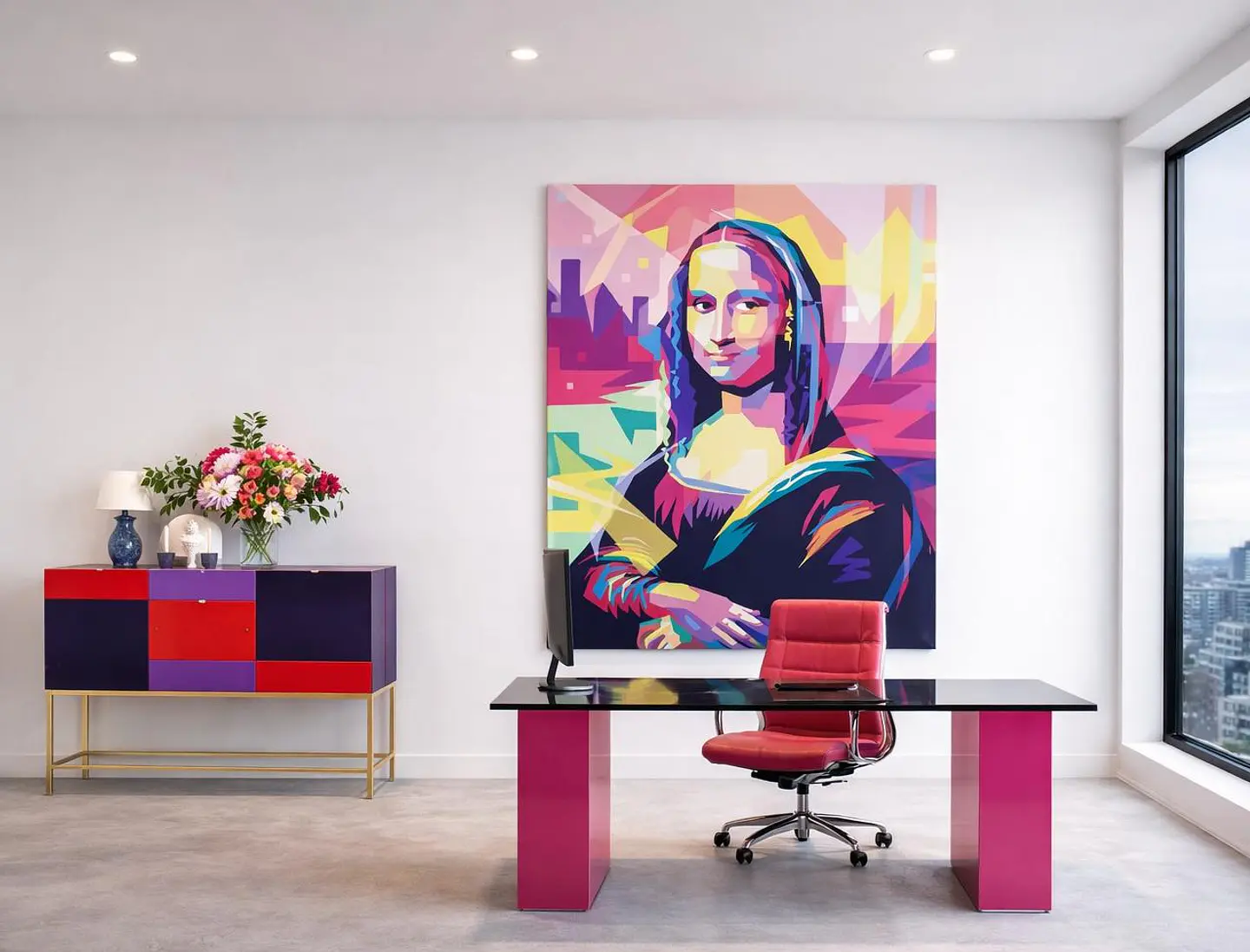 Cuadro Canvas / Mona Lisa Pop Art 1