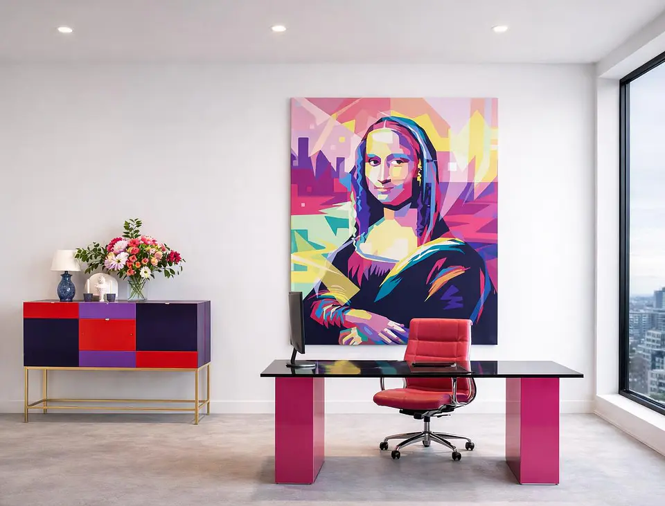 Cuadro Canvas / Mona Lisa Pop Art 1