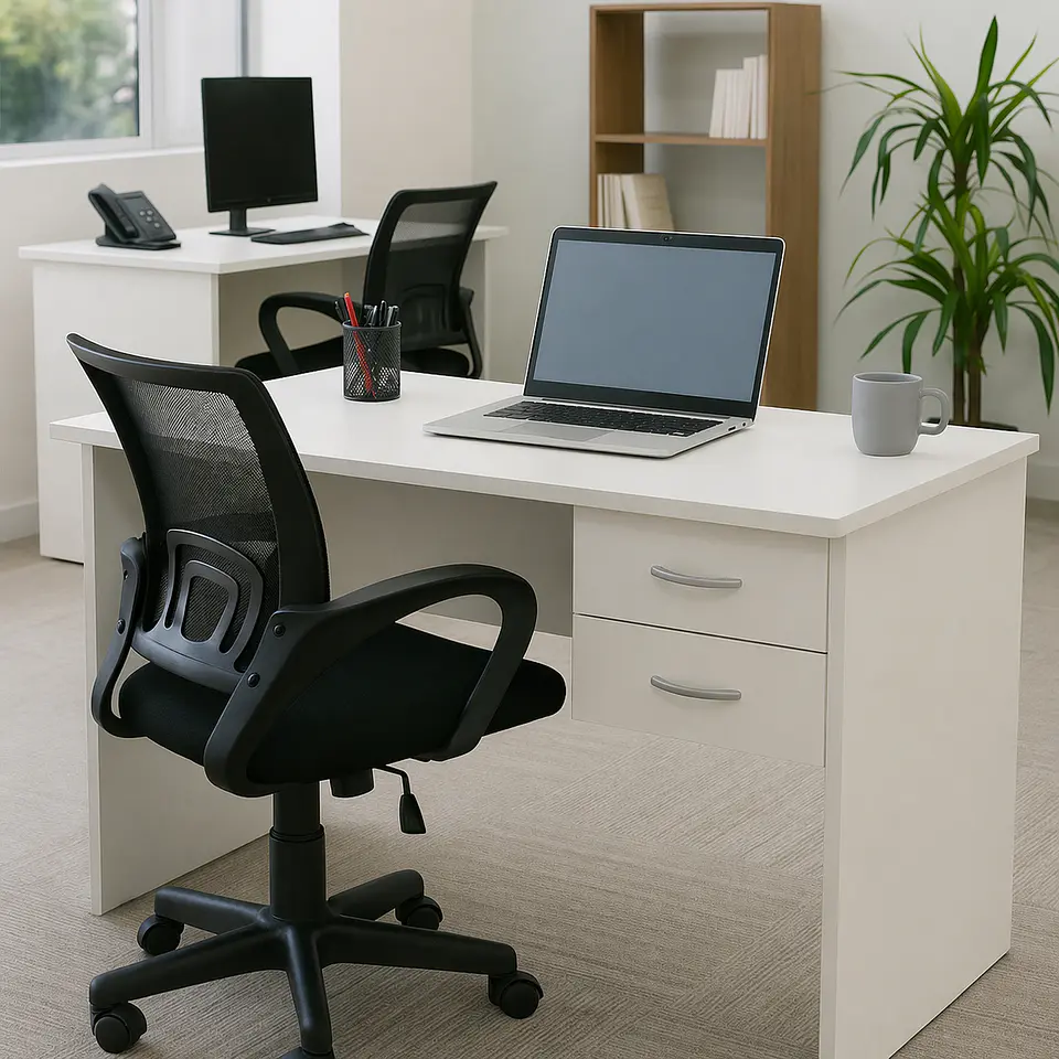 Escritorio Recto 2 Cajones (Da) 1