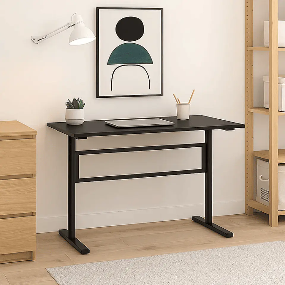 Mesa Escritorio Regulable Negro (KL) 1