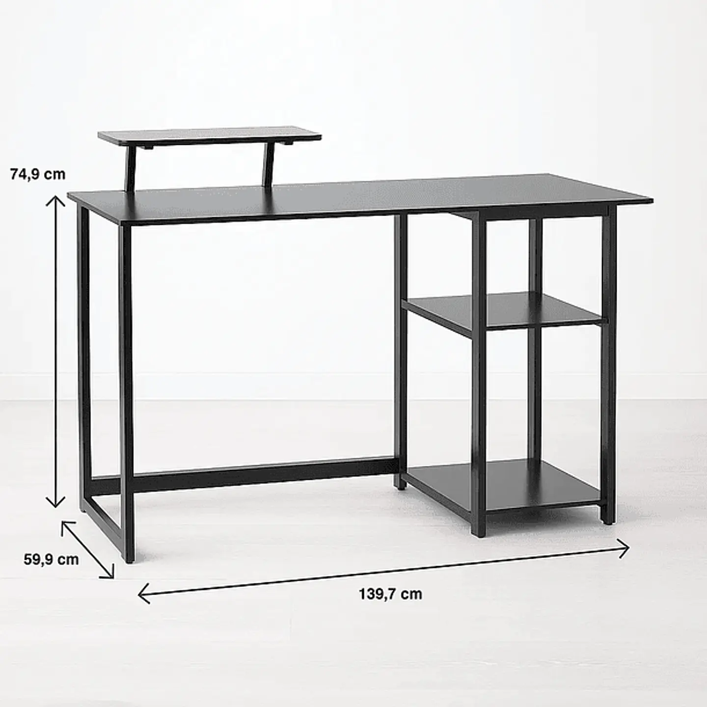 Mesa Escritorio Industrial Gamer (KL) 3