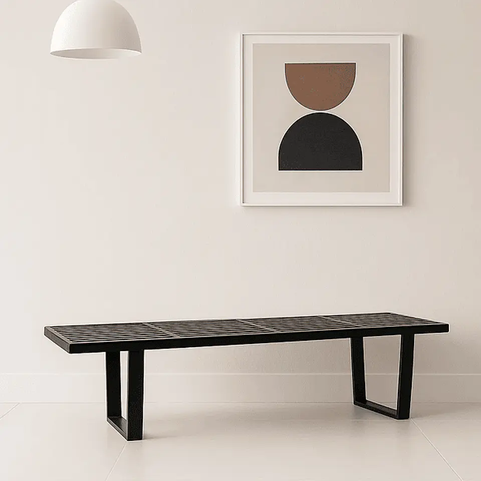 Banqueta George Nelson Black (KL) 1