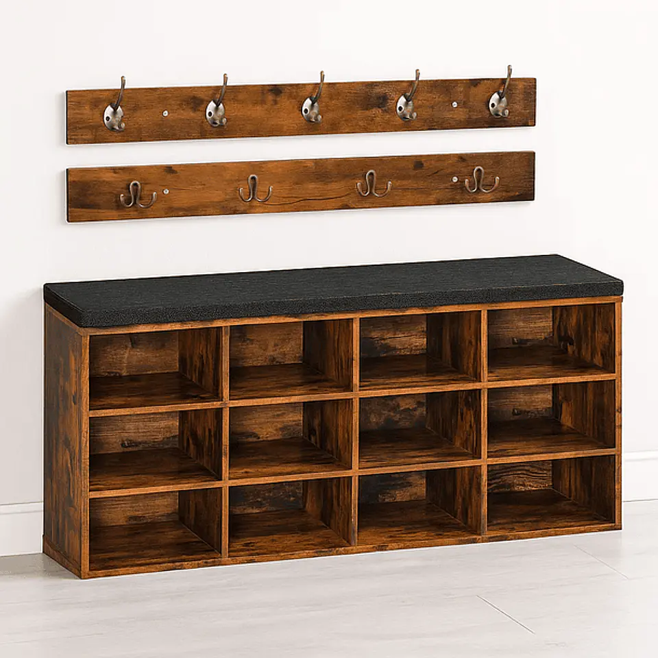 Banqueta Rustic con perchero (KL) 2