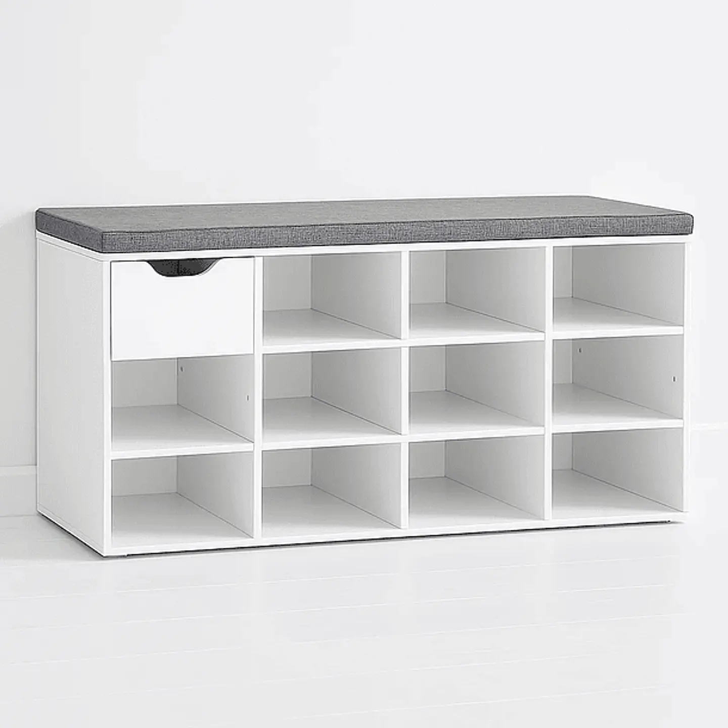 Banqueta Zapatera Blanca 1 Cajón (KL) 2